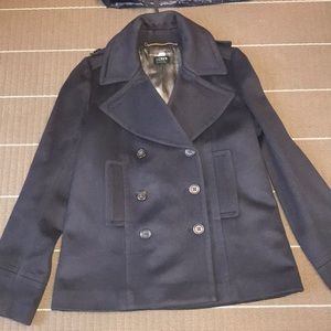 Jcrew women’s navy pea coat!